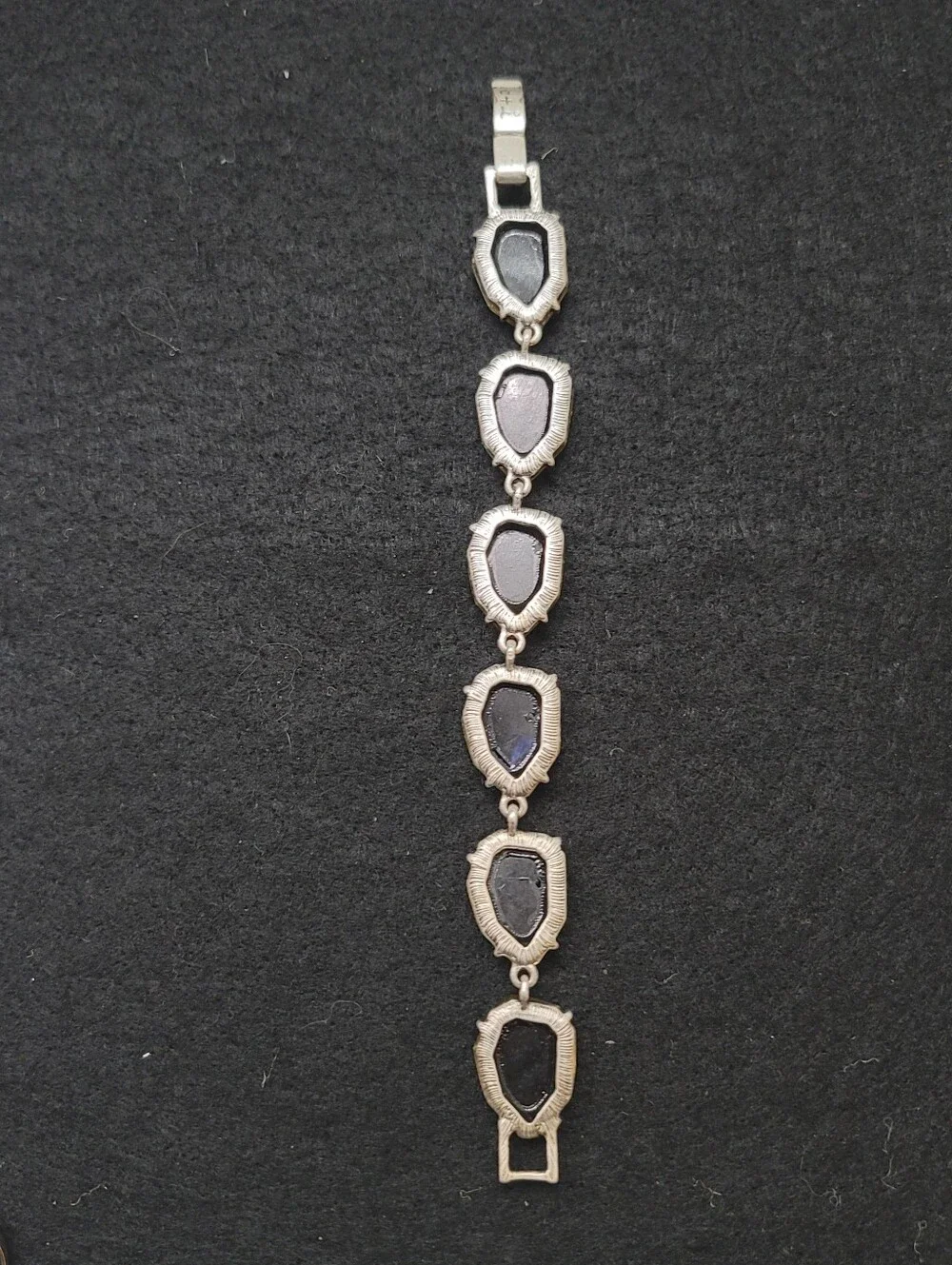 Chloe & Isabel Grey Abalone Aurora Borealis Faceted Acrylic Stone Bracelet